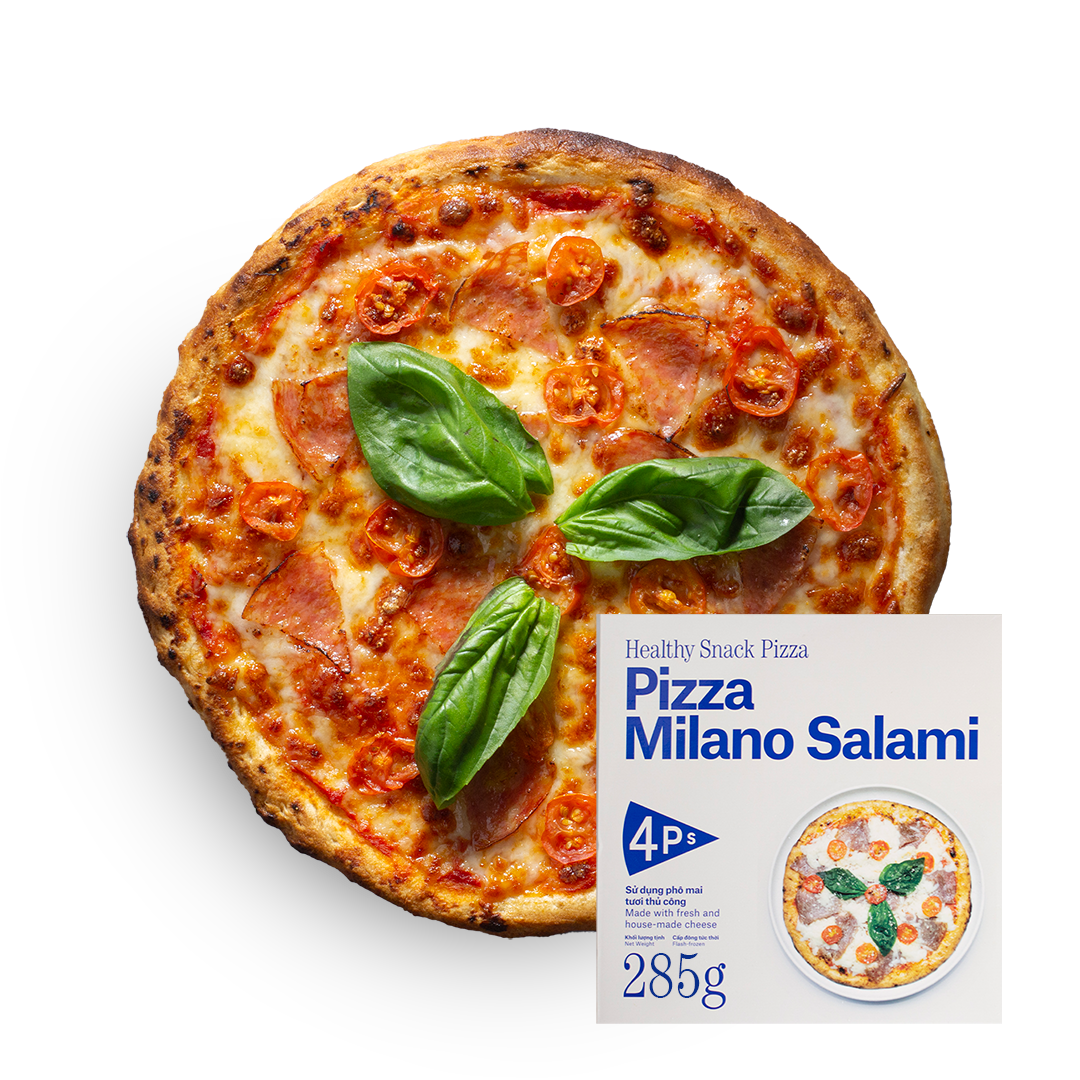 Pizza salami milano đông lạnh