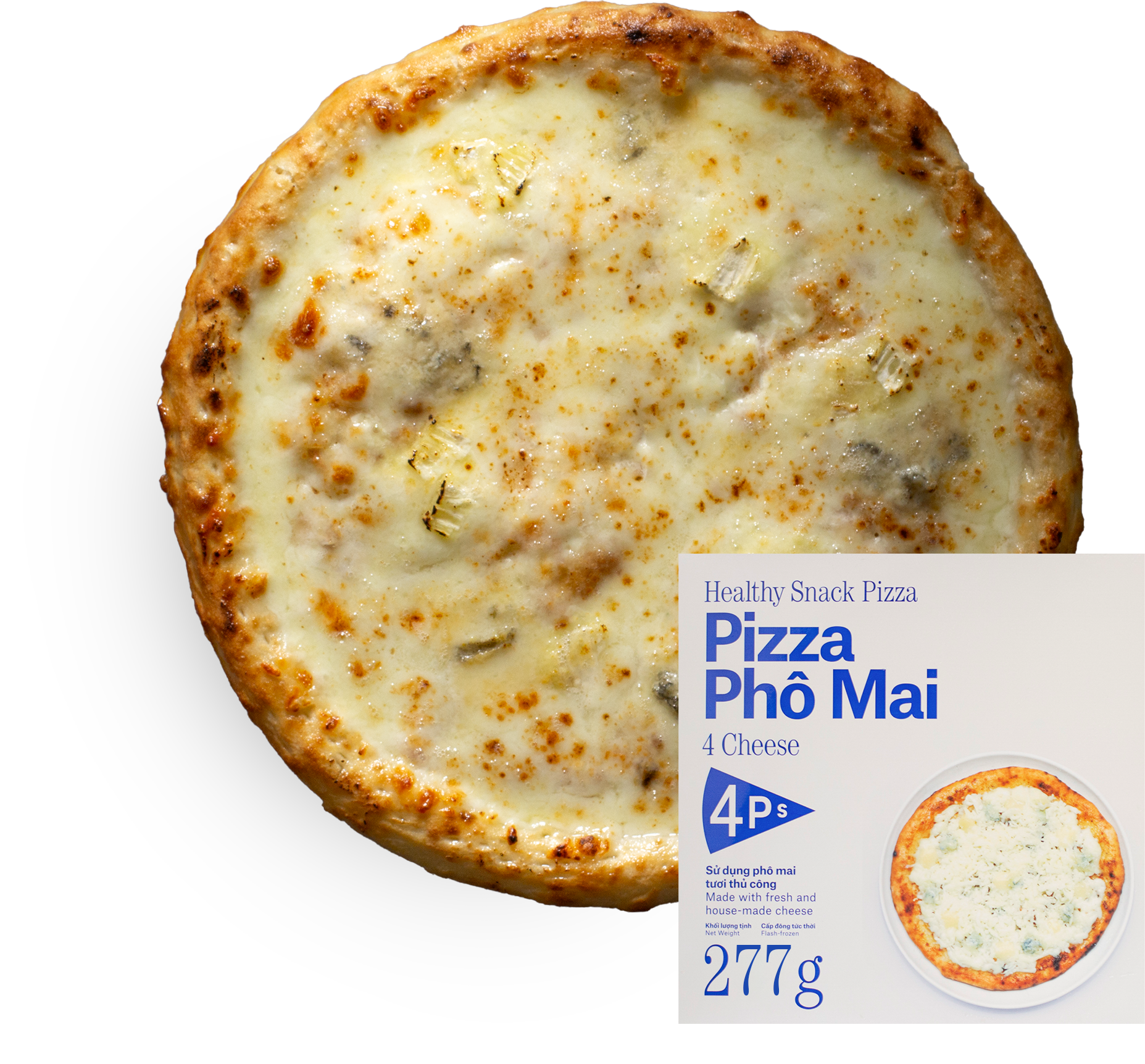 Pizza 4 phô mai đông lạnh